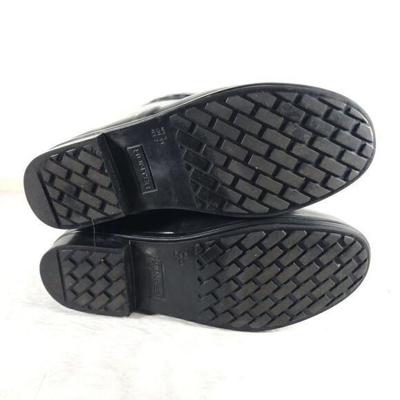 Hunter Women's Rigley US 7 EU 38 Quilted Glossy Tall Rubber Rain Boots - Picture 12 of 15